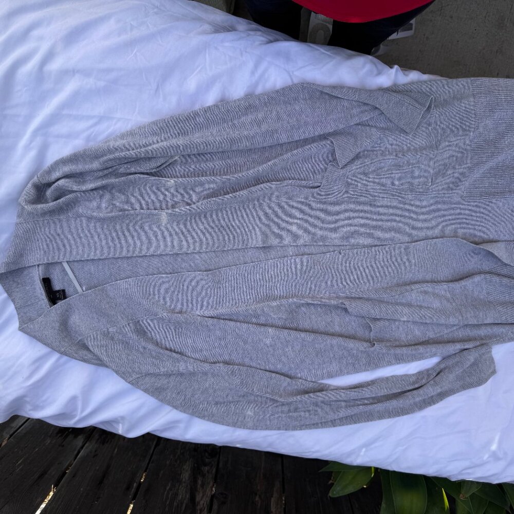 BANANA REPUBLIC WOMENS KNIT SWEATER, GRAY, XS